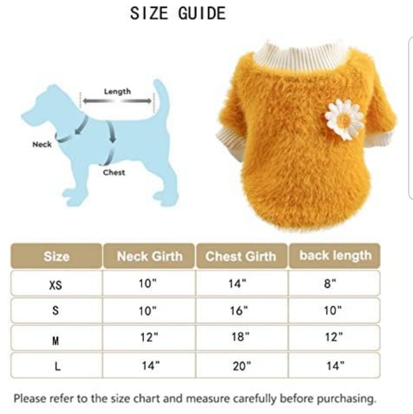 NWT, Daisy Fuzzy Dog Sweater - Picture 10 of 10